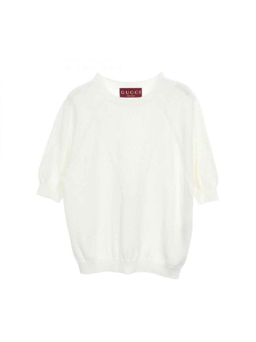 Gucci Gg Cotton Crew Neck Short Sleeve #373721G68B